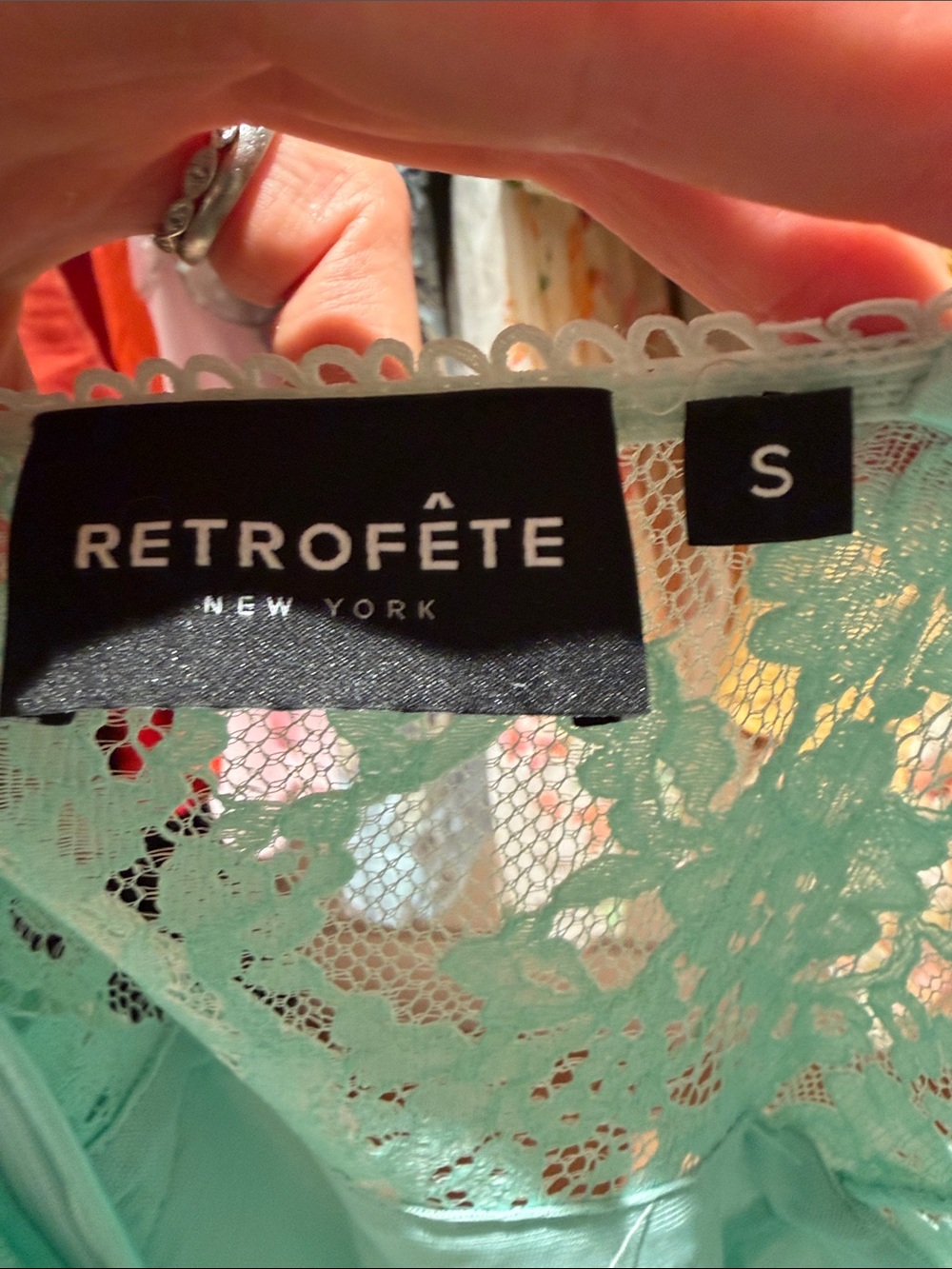 Retrofete mint sequin mini - Picture 2 of 4